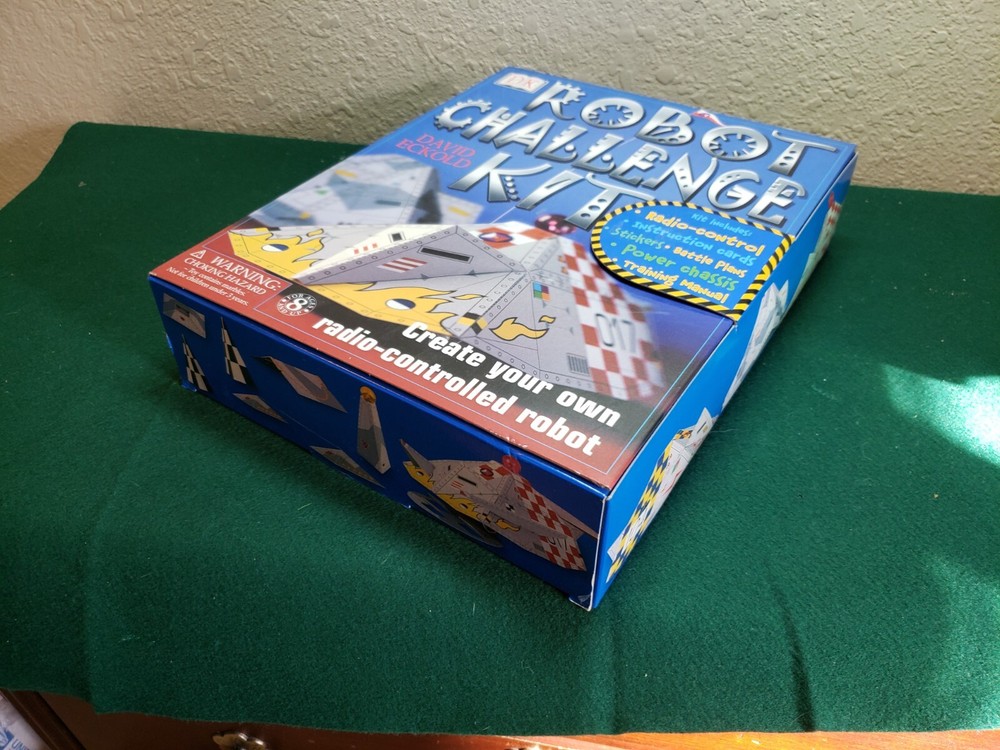 Robot Challenge Kit by David Eckold New Electronic Build Create 2002 DK Children