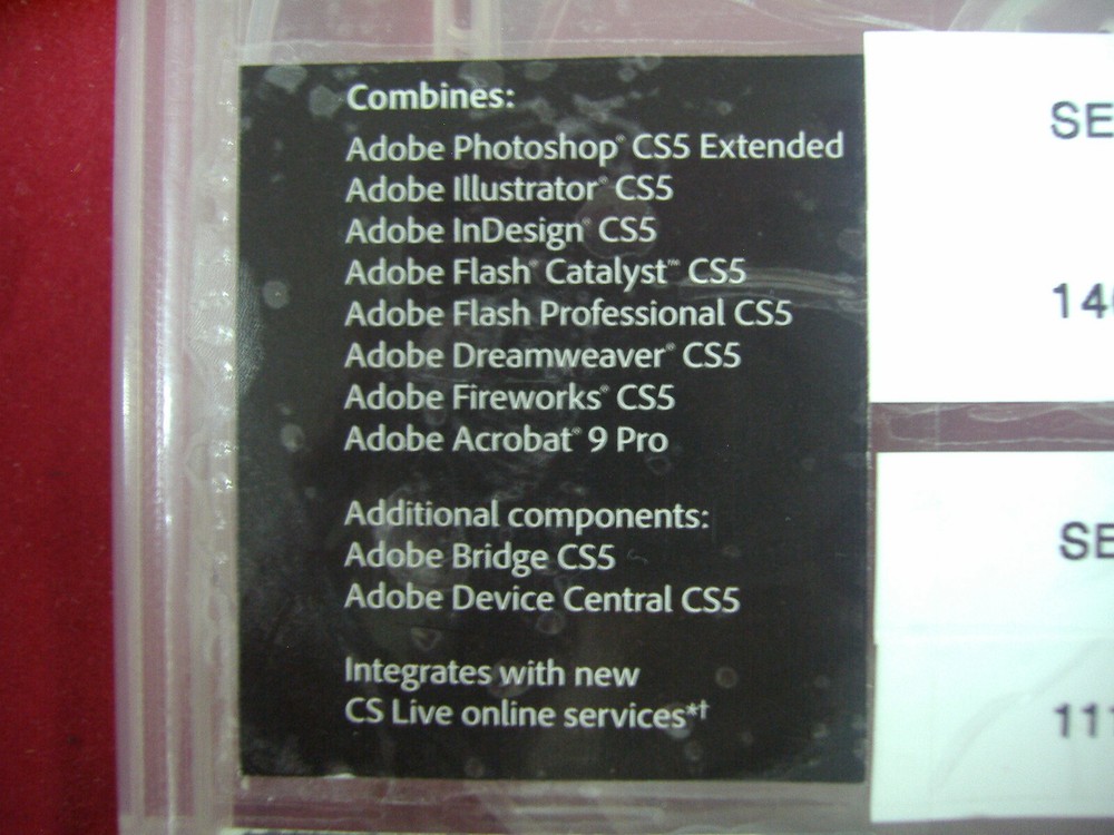 Adobe Creative Suite 5 CS5 Design Premium For MAC OS Full Retail DVD Version