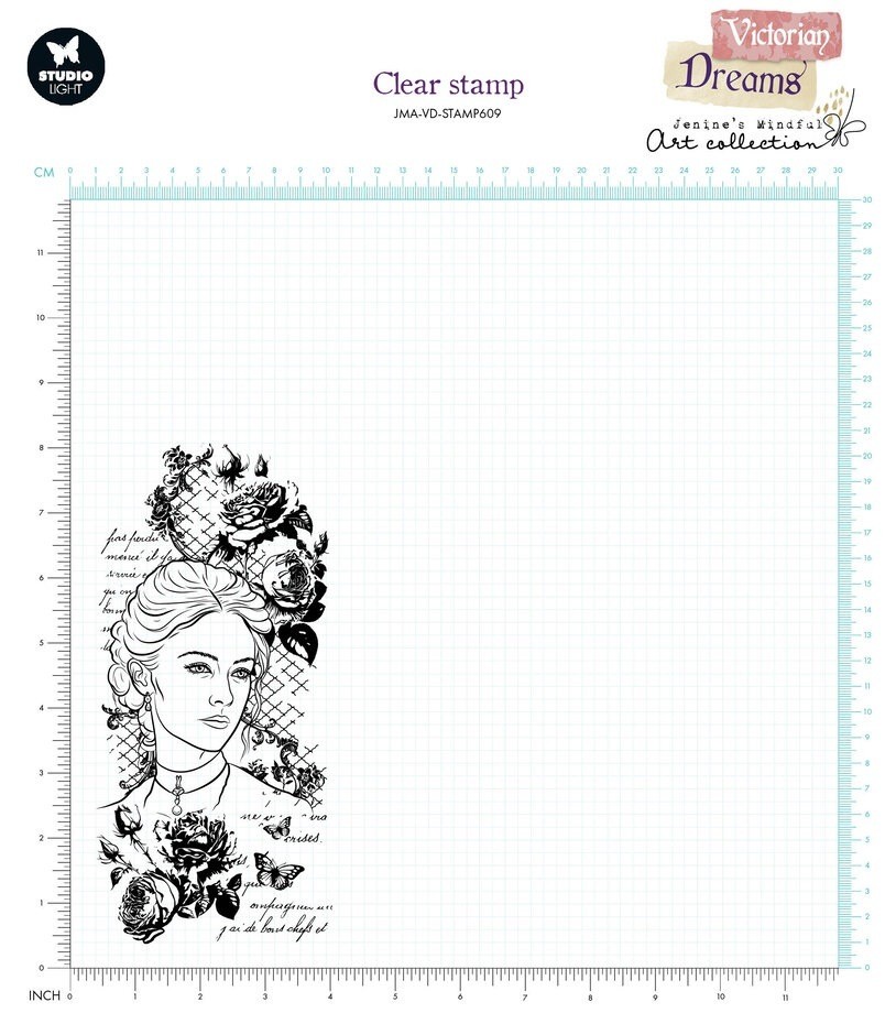 Studio Light Victorian Dreams Clear Stamp - Victorian Beauty