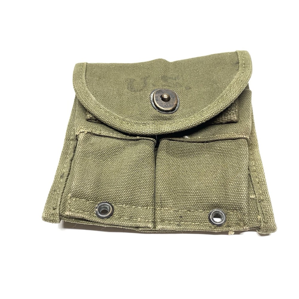 US GI 1950'S M1 CARBINE/GARAND O.D. BELT POUCH.