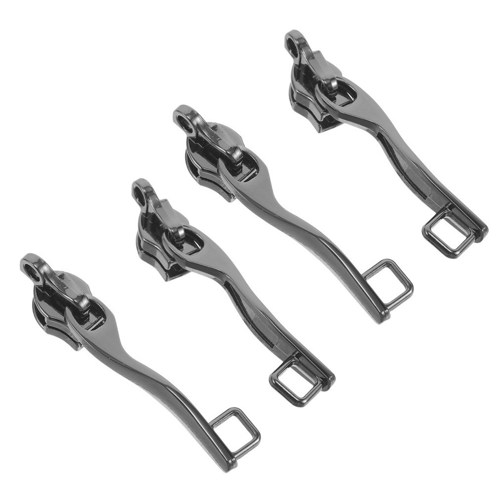 4 PCS Explosion-proof Combination Lock Zipper Double Layer Slider