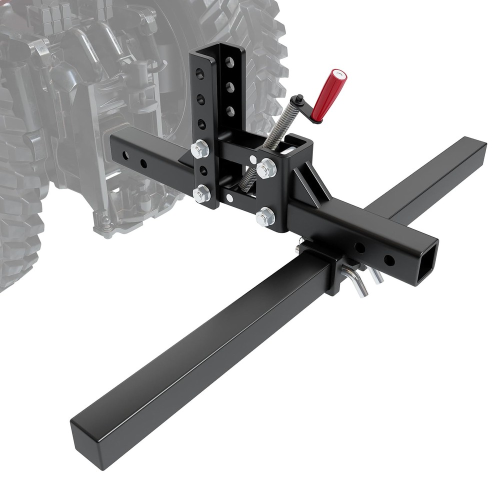 Manual Implement Lift 1-Point Lift System 50" Width ,Fit 2" Receiver for ATV/UTV