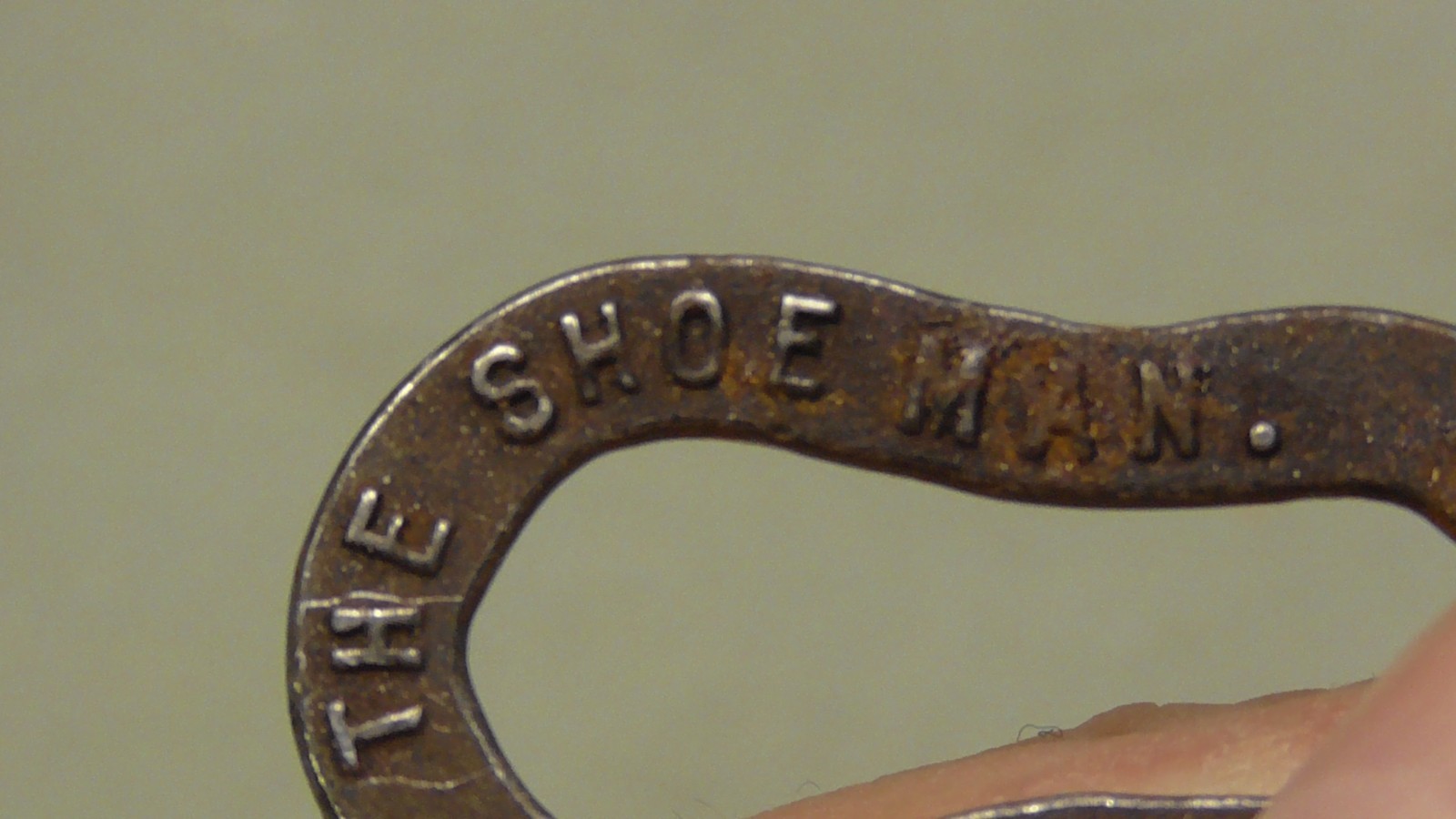 ANTIQUE SHOE BUTTON HOOK Jacob Kranz The Shoe Man