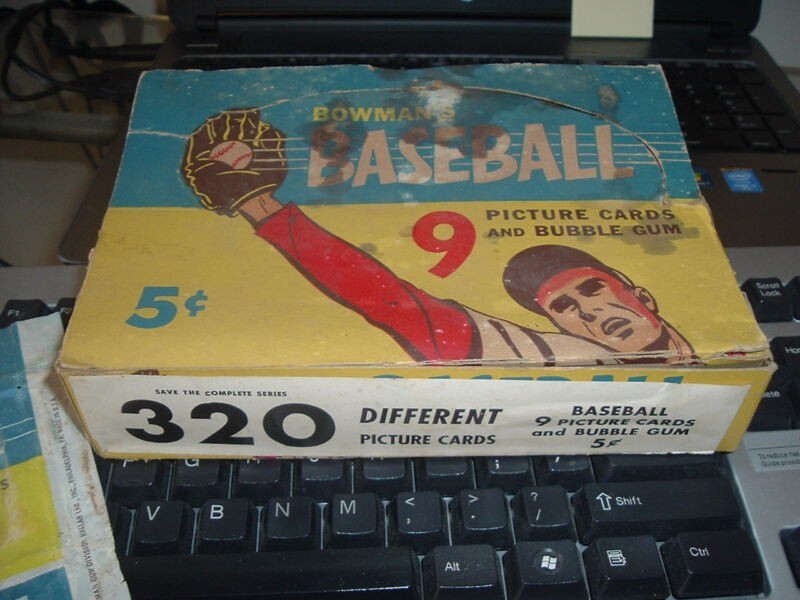 1952 MICKEY MANTLE ROOKIE CARD CHASE BOX-21 pack -Auto-2 cards 1950/60's