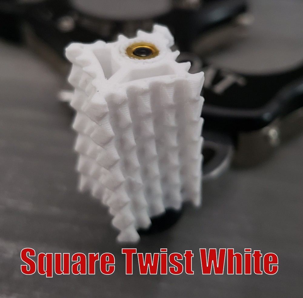 === Carter Ultraview TruBall Release SQUARE TWIST Thumb Button Peg Knobs