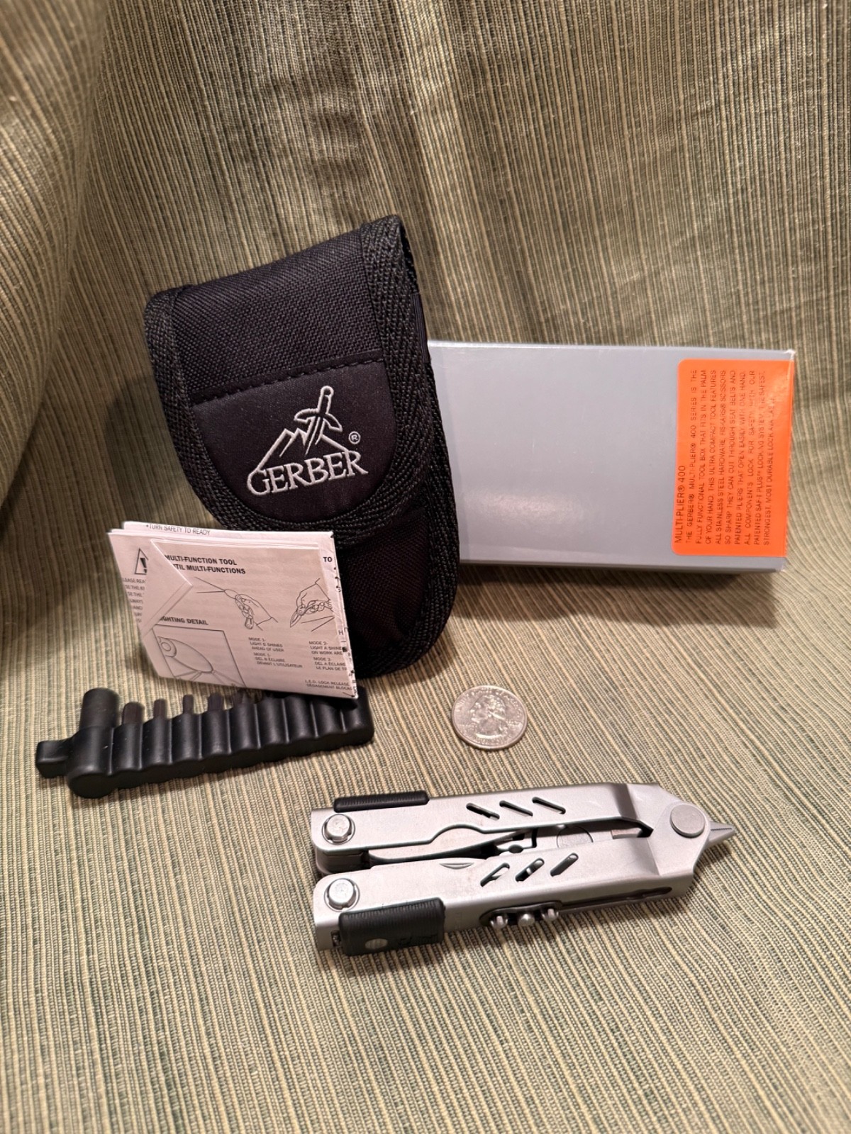 Gerber MP400 Compact Sport 05500 Multi-Plier Made in USA NIB w/ Sheath