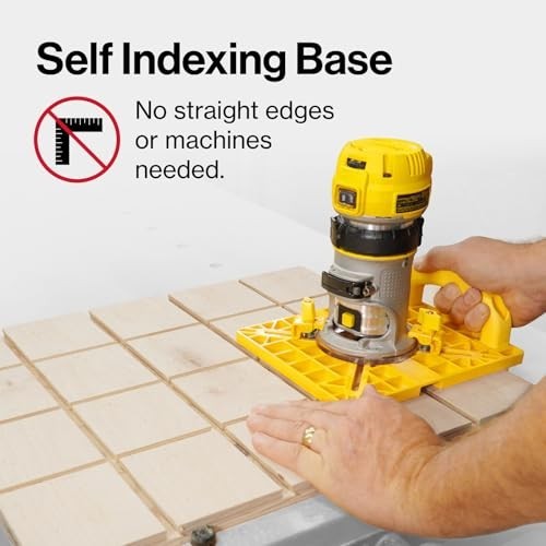 Precision Router Guide for Woodworking, Dovetail Track System, Easy Setup, Self-