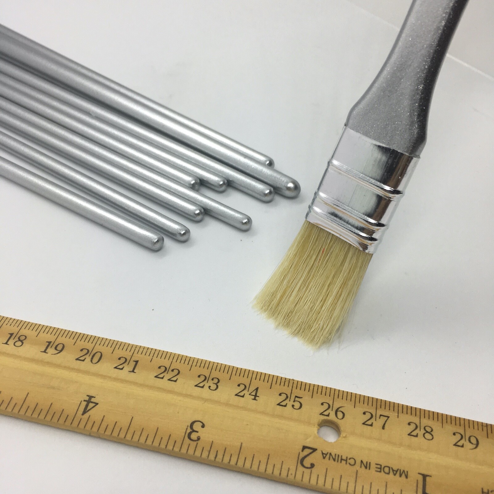 XDT#888-2 Assorted Art Brush Set 10Pc X-Long Handle Acrylic Oil Watercolor