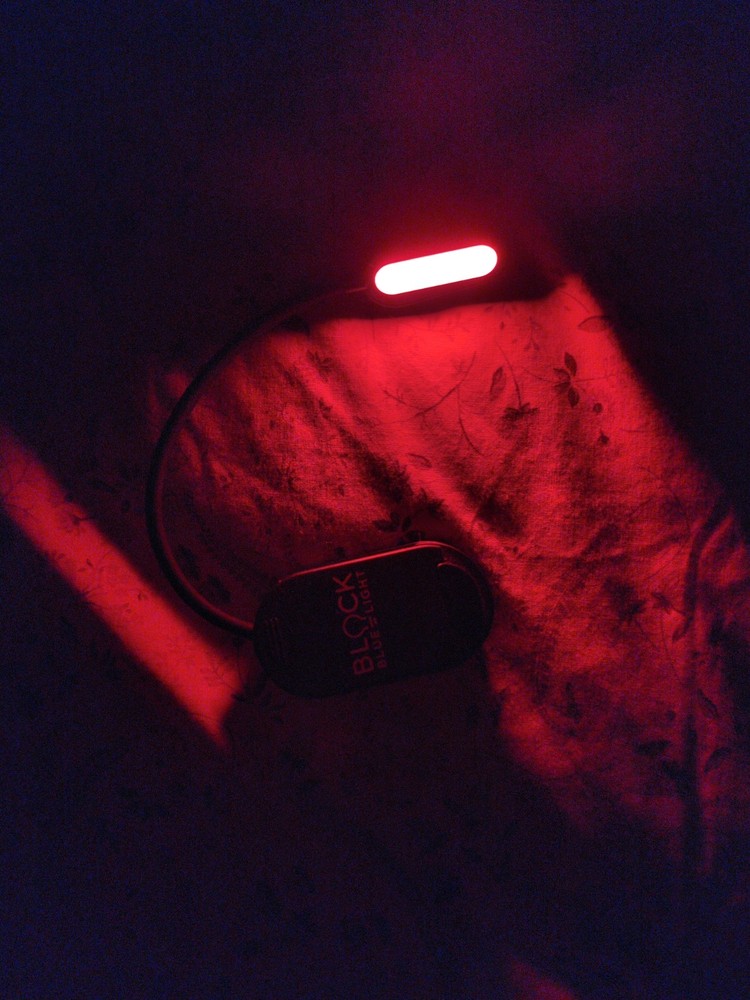 Rechargeable Red Light Reading Light - Brand: Block Blue Light