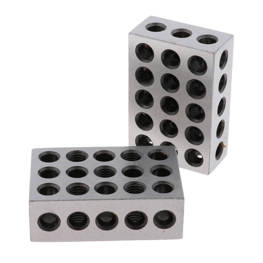 2 Pieces 1 x 2 x 3 inch Blocks Hardened Block Parallel