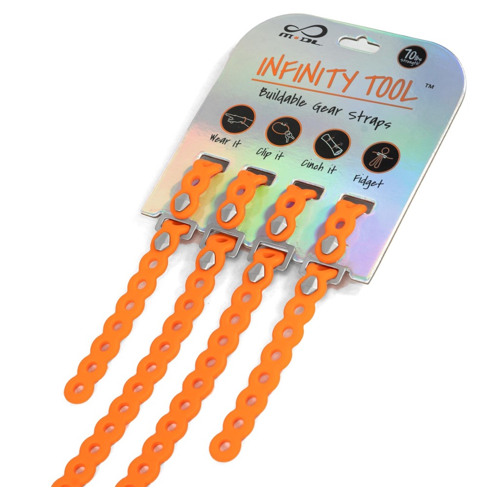 MODL Infinity Tool™ 2.0 Modular Two 8-inch & two 16-inch tools, Neon Orange