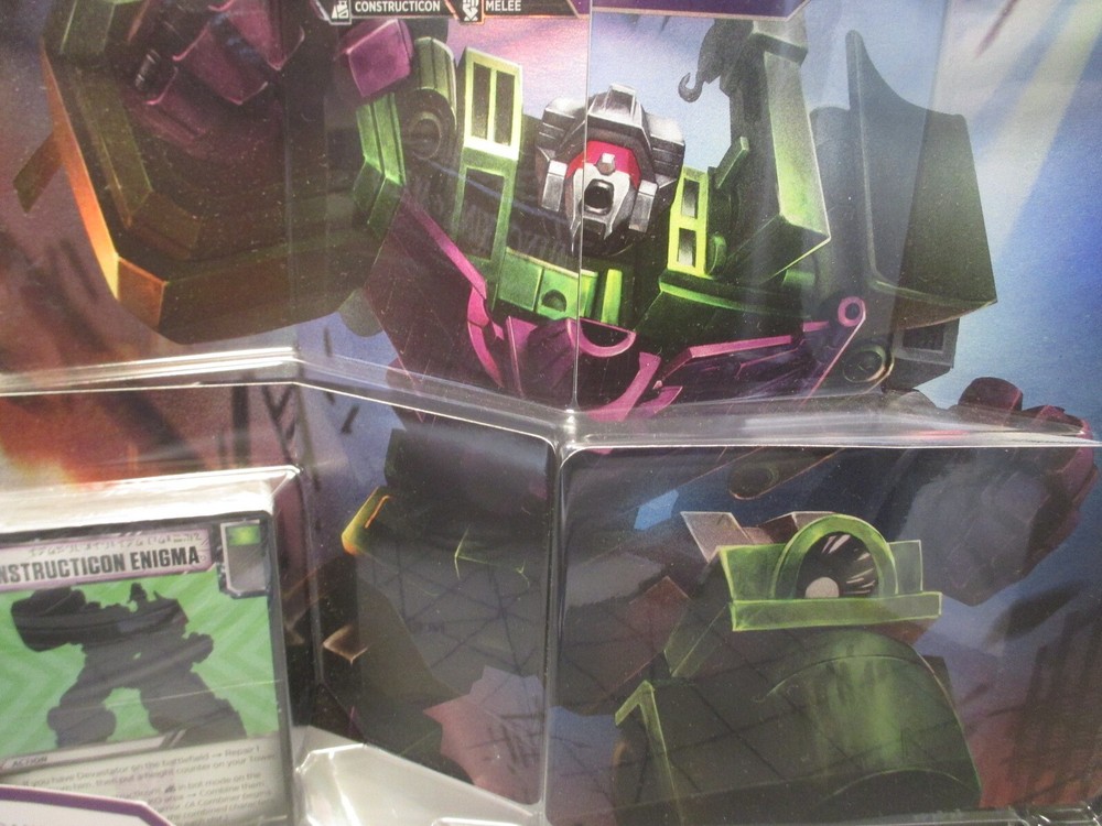 Transformers TCG: Rise of the Combiners - Constructicon Devastator Deck Box NEW