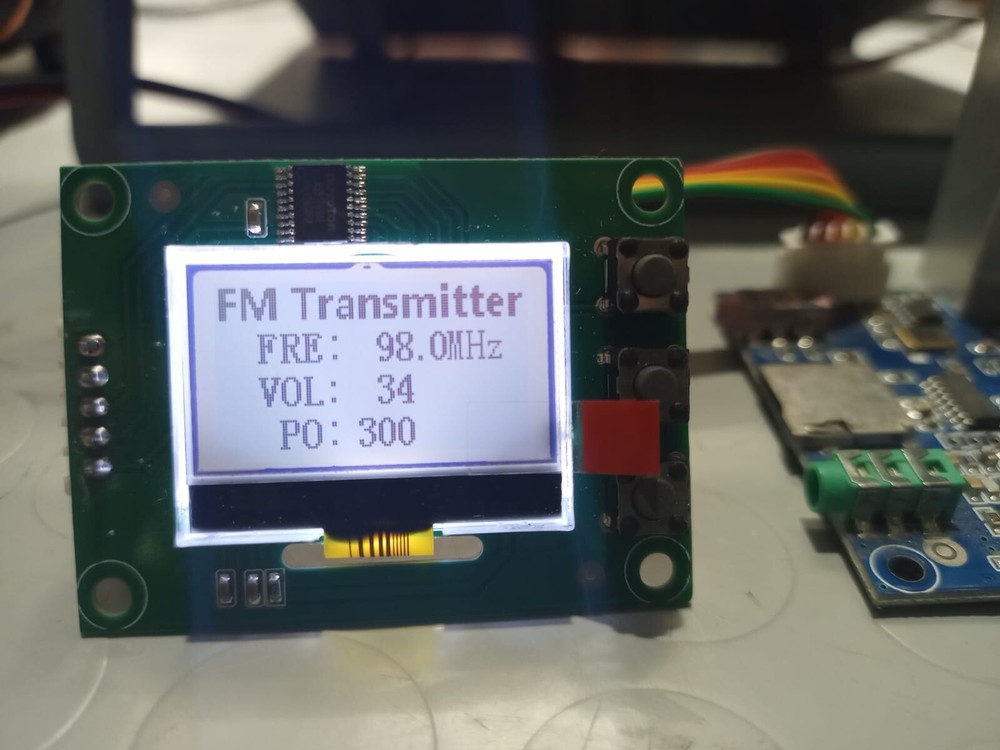 Transmitter Card Broadcast Professional FM 88 - 108 Mhz - Wide Band - 6w