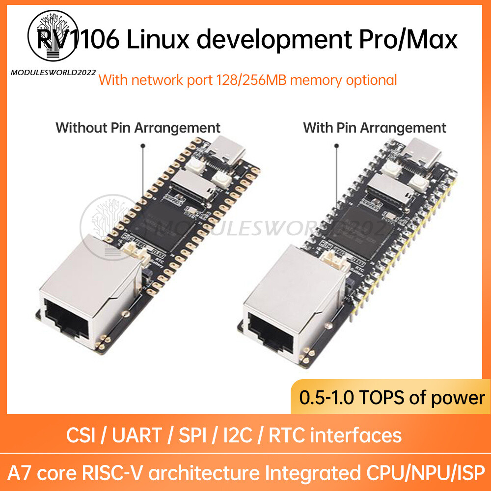 Luckfox Pico Pro Max Linux RV1106 Rockchip AI Development Board 128/256MB Type-C