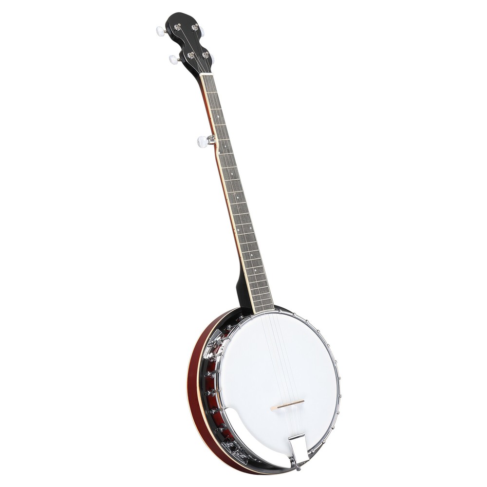 Full Size 5 String Right Handed Banjos Set with Closed Solid Sapele Back US