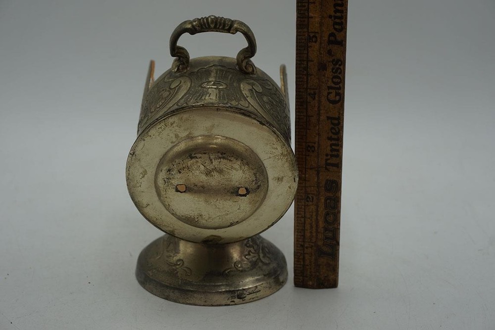 Silver Plate Pedestal Design Sugar Scuttle Japan