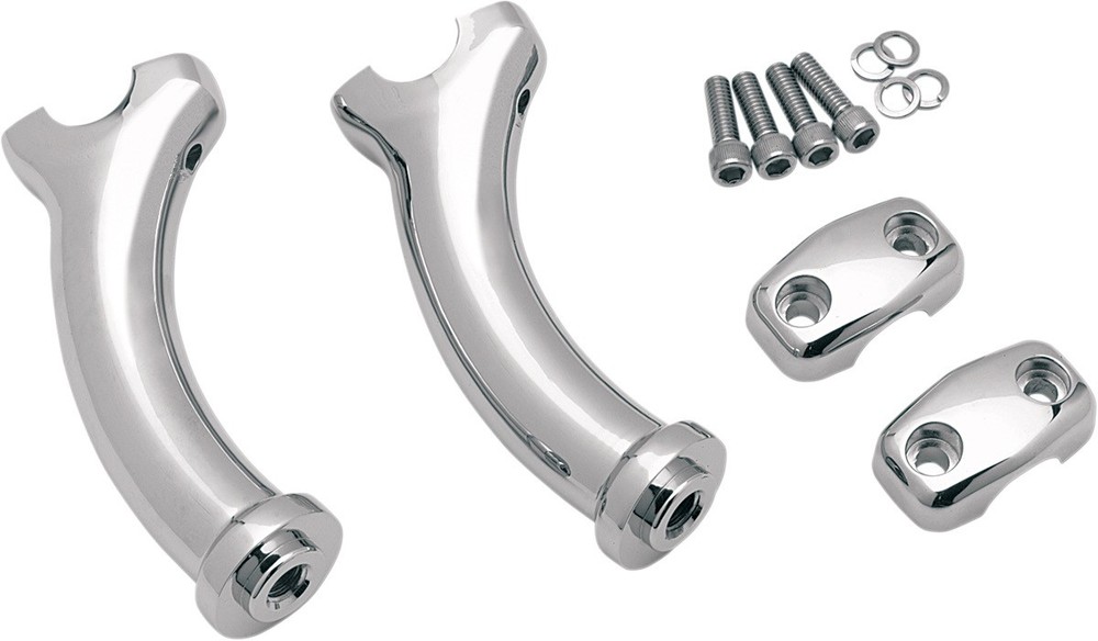 DRAG SPECIALTIES 56033-00 Risers - Pullback - 5-1/2" x 2"