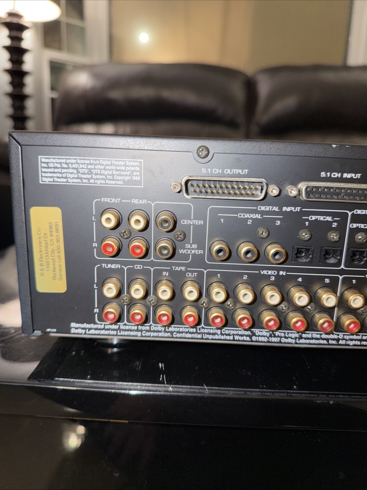 Rotel Surround Sound Processor RSP-976, 5.1 CH Input. Pre-owned NO Remote.