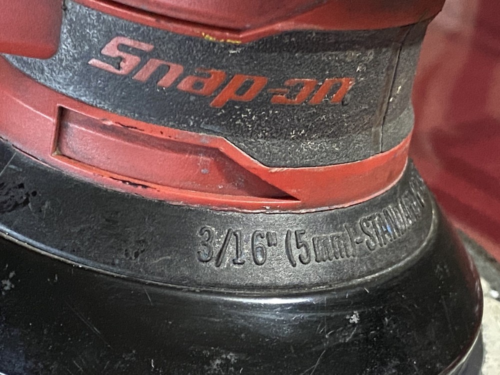 SNAP-ON 6" Orbital Sander, 3/16" Pattern Model: PSO4612