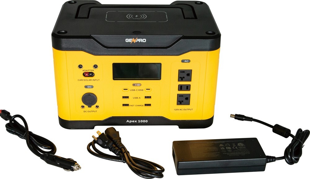 GenPro 1000 - High-Capacity Portable Power Station 1000W 1019Wh  AC DC USB NEW