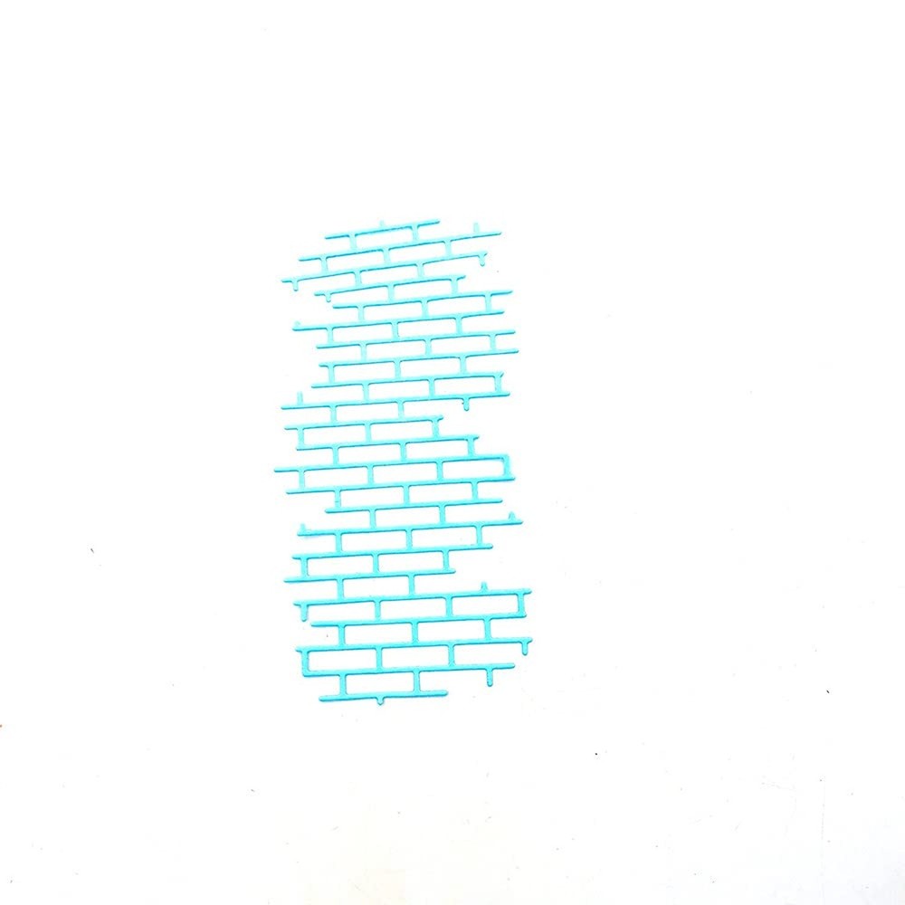 Brick Irregular Net Cutting Dies, Wall Net Die Cuts Metal Embossing Stencils ...
