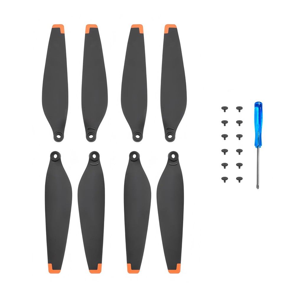 8Pcs Mini 3 Pro 4 Propellers for DJI 4 or 3 Black