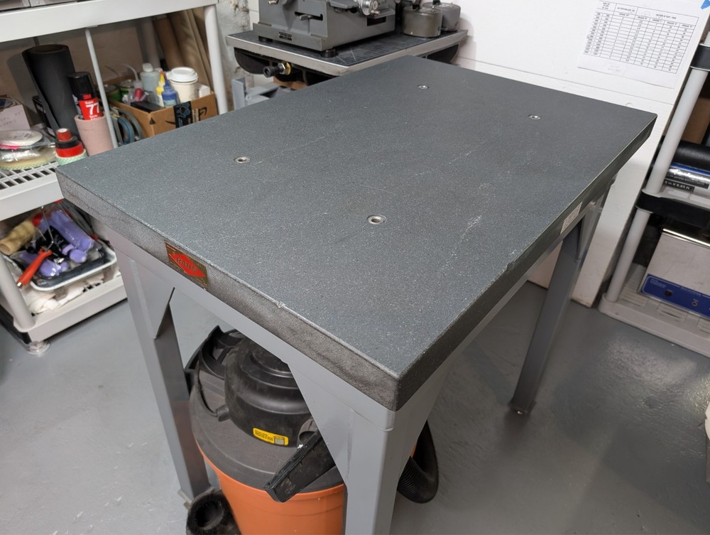 Granite Surface Plate, Rahn 36"x24"x5", Grade AA reconditioned