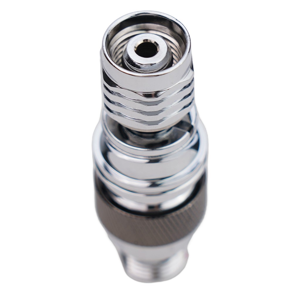 Diving full face secondary head adjuster self-locking connector adapter