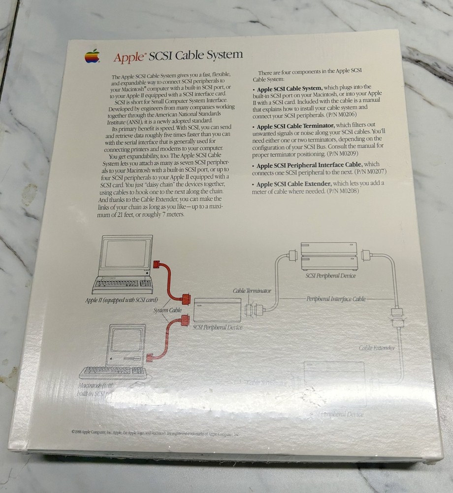 Apple SCSI Cable System New in Box