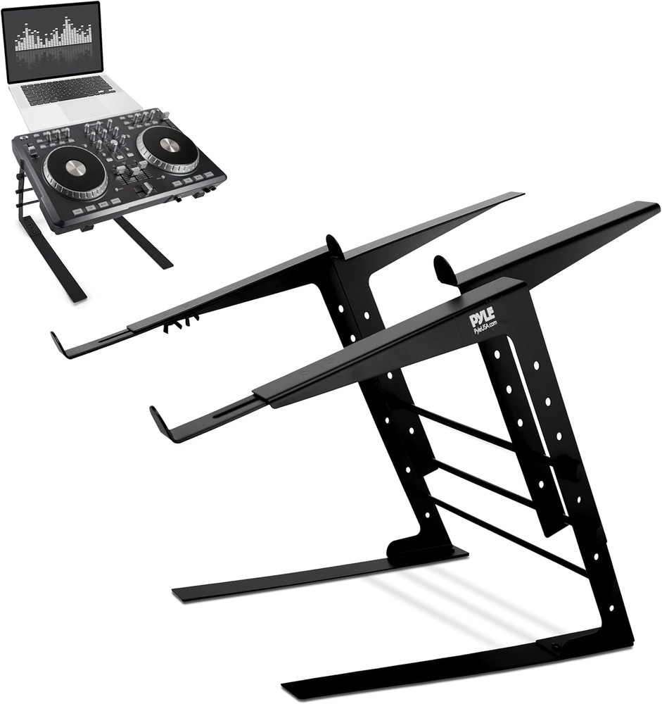 Portable Dual Laptop Stand - Standing Table with Adjustable Height, Ergonomic De