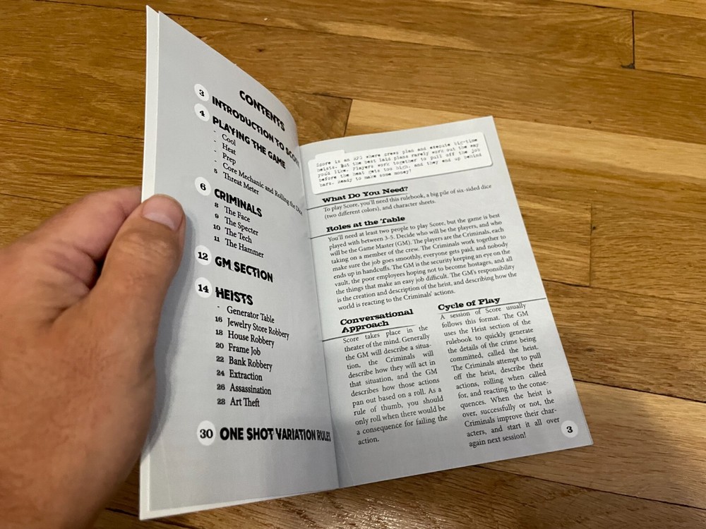 Score Role-Playing Game