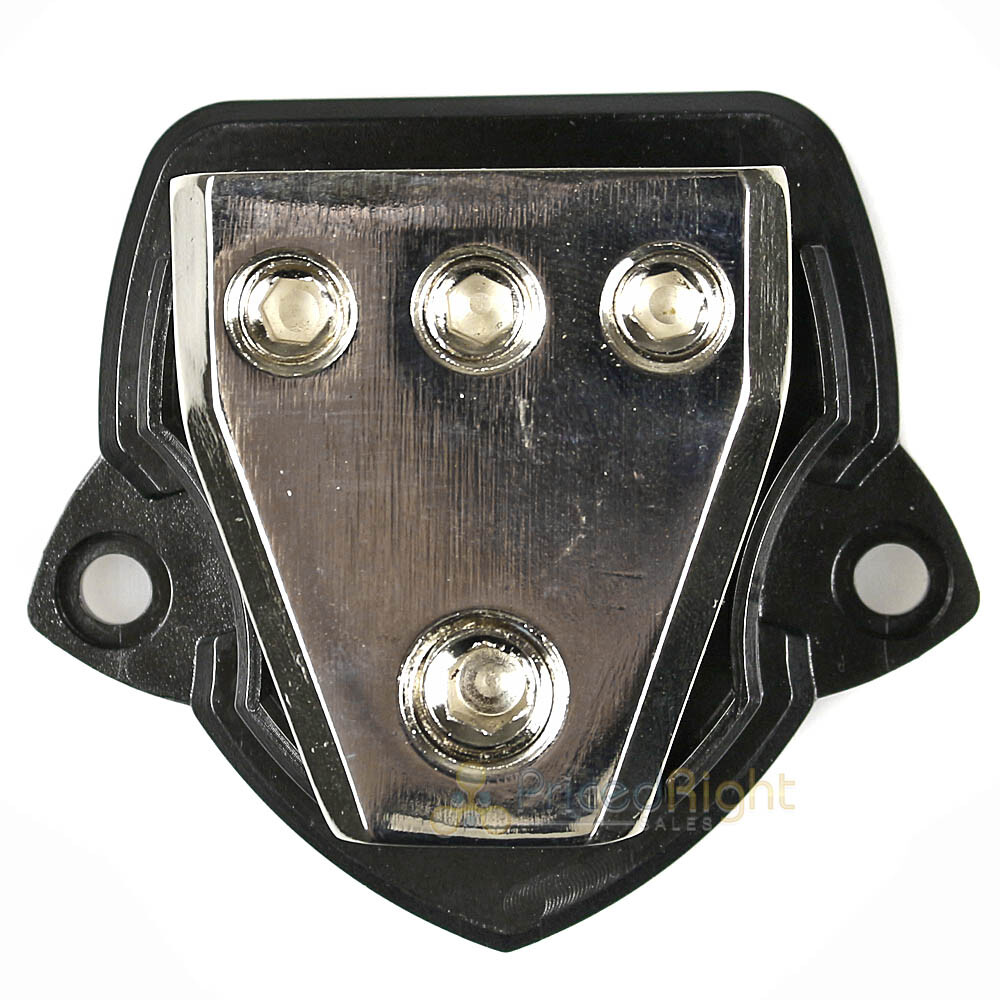 DS18 0 Gauge to 4 gauge 3 way Set Screw Ground Distribution Block AWG DB1034