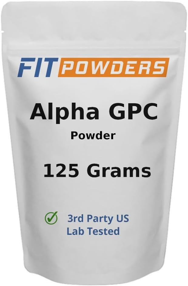 Alpha GPC Powder Supplement with Scoop