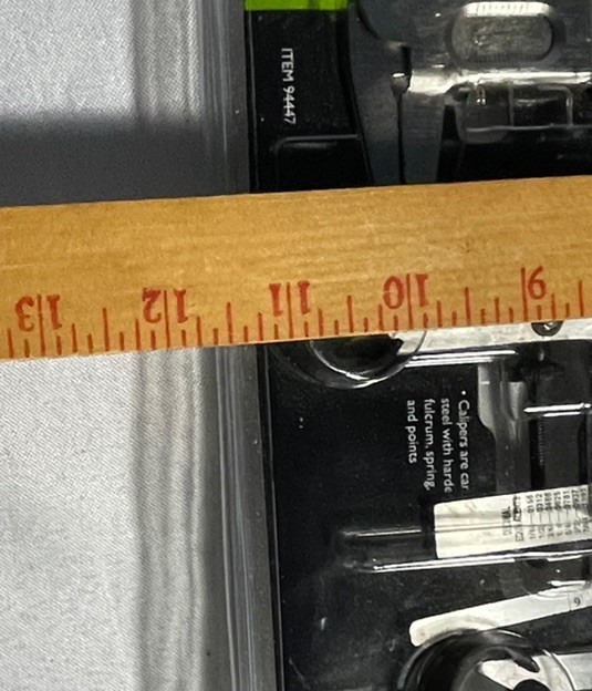6pc Technical Measuring Set: Ruler, Divider, Calipers & Gauge Pittsburgh