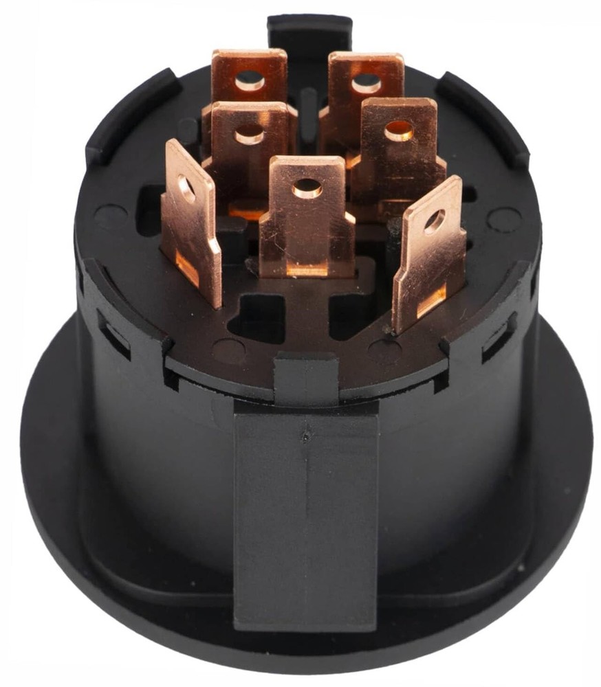 Ignition Switch with Key 4-Position 7-Terminals Compatible black