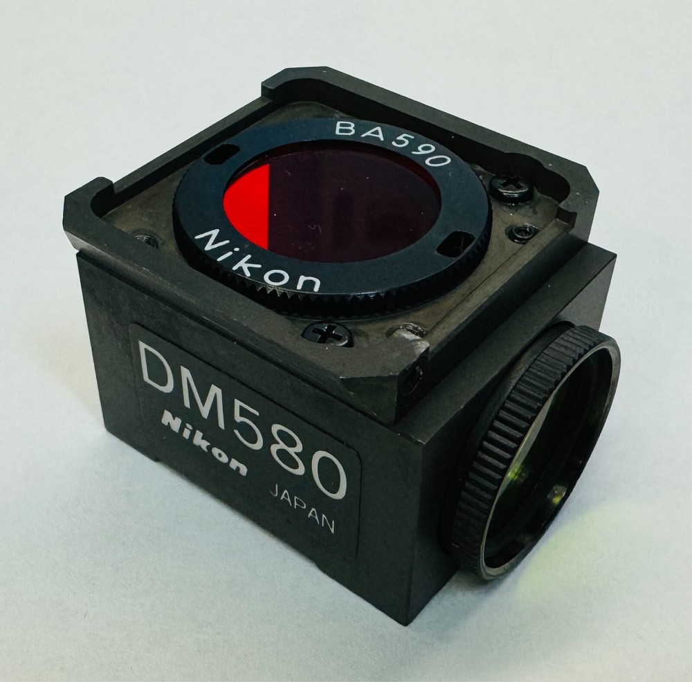 Nikon G-2A / DM580 / BA590 Microscope Fluorescence Filter Cube Nikon Labophot