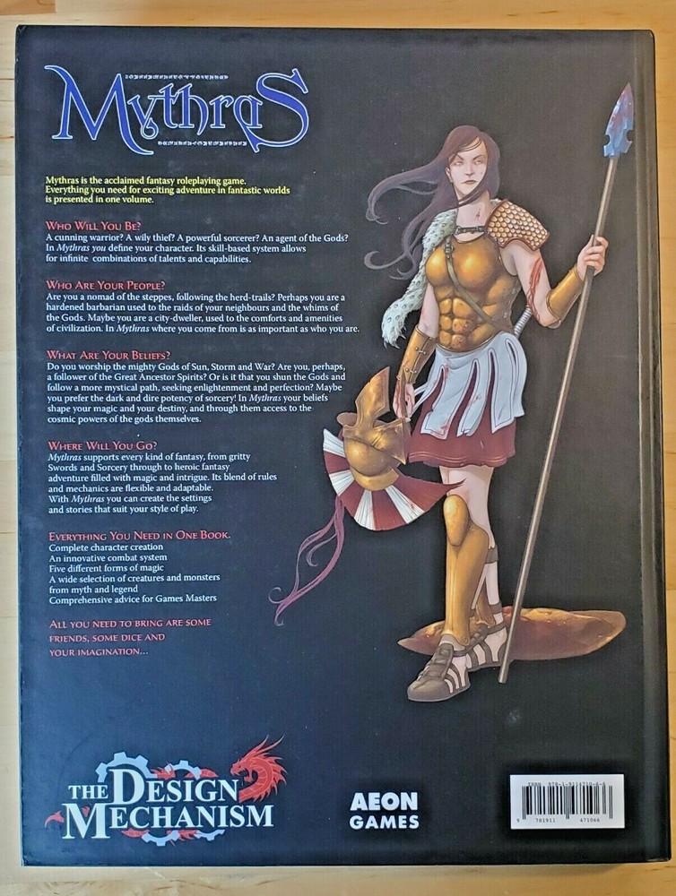 Mythras Core Rules (Aeon printing)