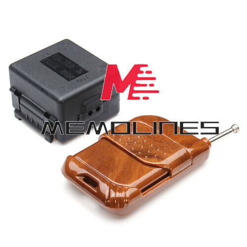 DC 12V 10A Relay 1CH Wireless RF Remote Control Switch Transmitter+ Receiver USA