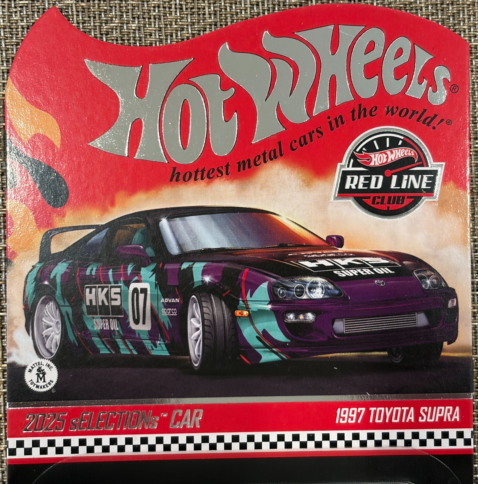 2025 Hot Wheels Redline Club Selections Car 1997 Toyota Supra , Free shipping !