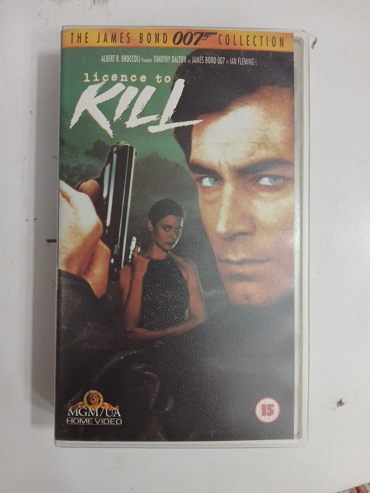 18x James Bond VHS Video Collection