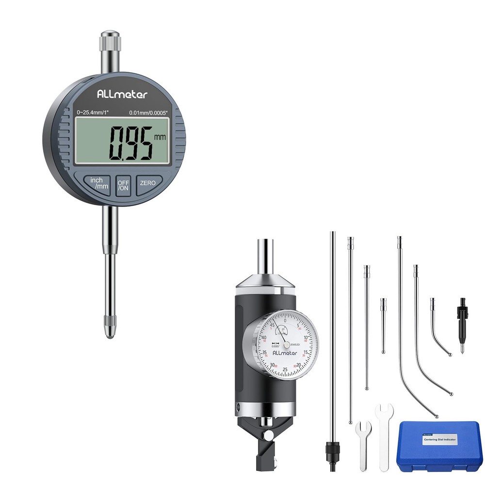 Digital Dial Indicator 0-25.4mm & Coaxial Centering Test Indicator...