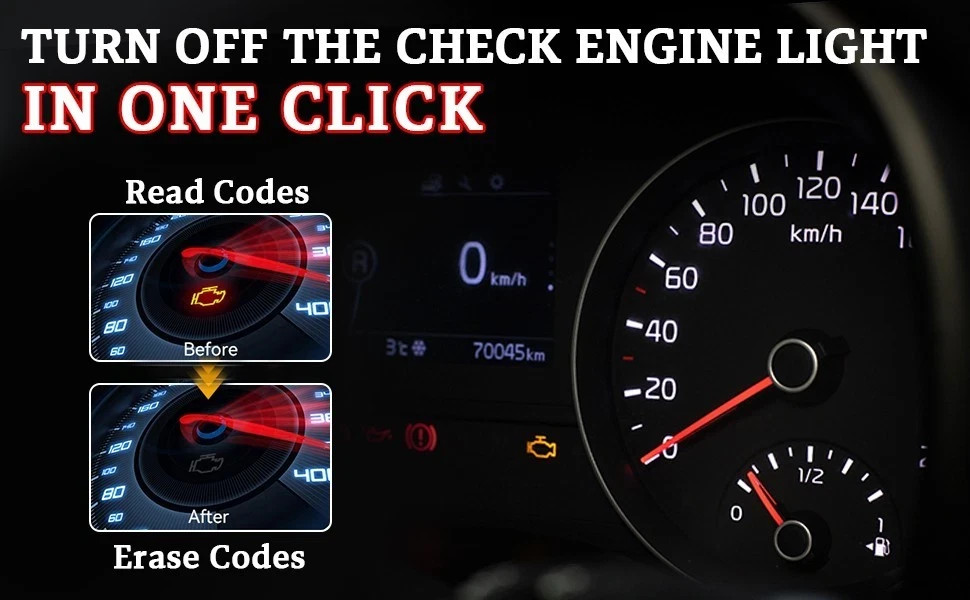 Professional OBD2 V519 Scanner - 2026 Upgraded OBDII + CAN Code Reader