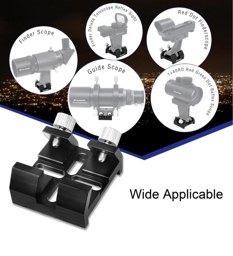 Universal Dovetail Base Telescope Mount for Finder Scope Laser Pointer (A142)