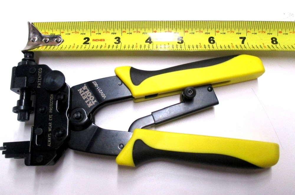 Klein Tools VDV211-007 Vertical Multi-Connector Compression Crimper