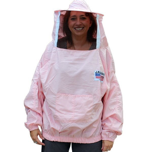 Pink Beekeeper Pullover Jacket - 3X Large, Stylish & Protective