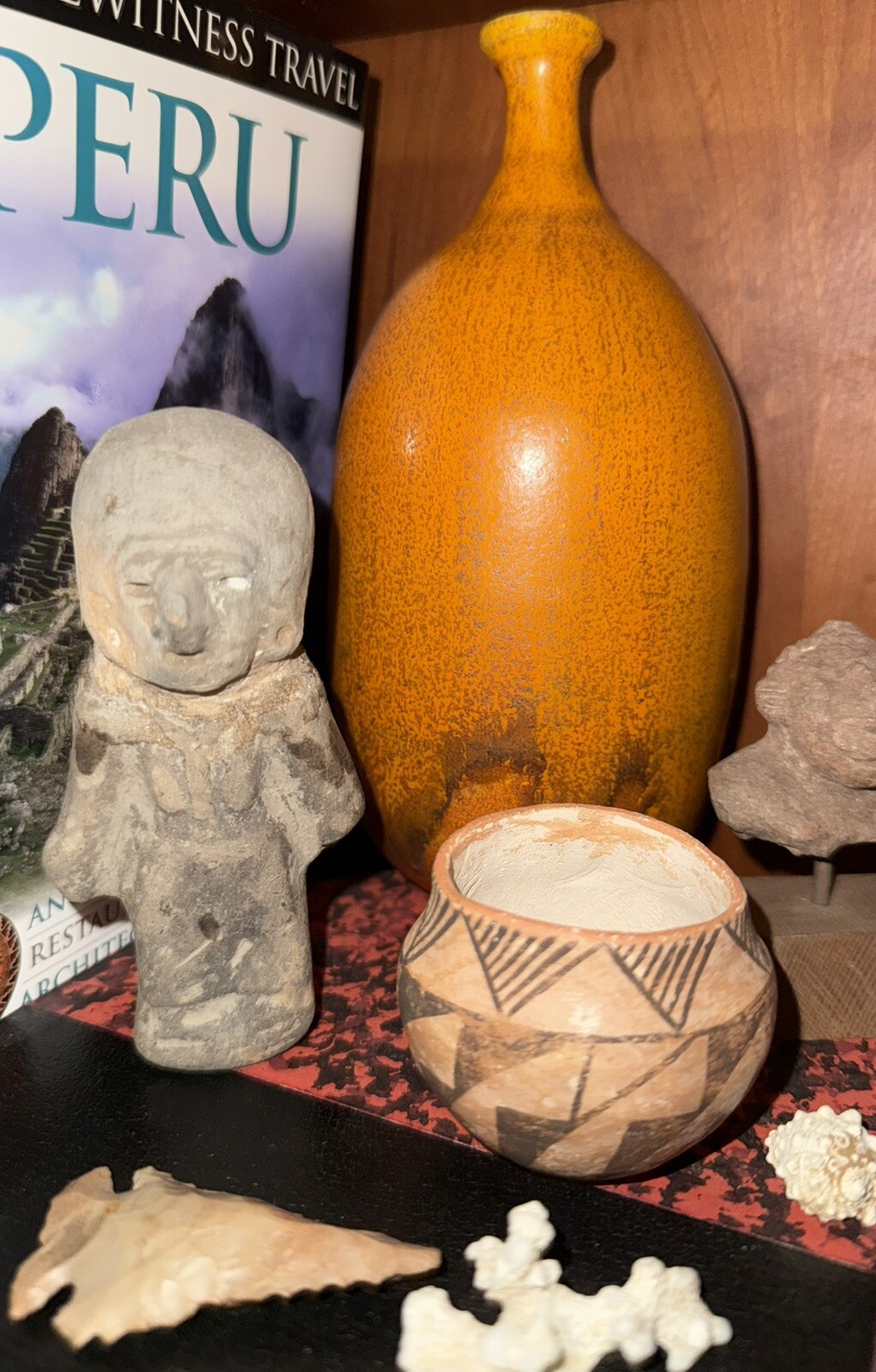 Ancient Pre-Columbian Peru Chancay Effigy Figure Statue 1100-1300 AD