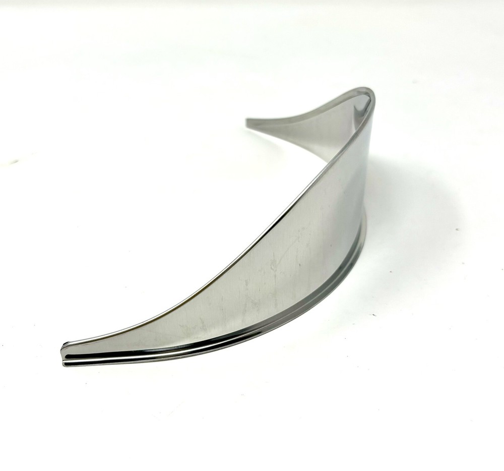 7” Round Headlight Visor Stainless Steel