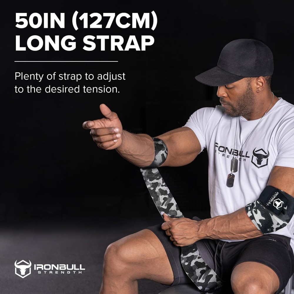 Powerlifting Elbow Braces - Hook & Loop Closure