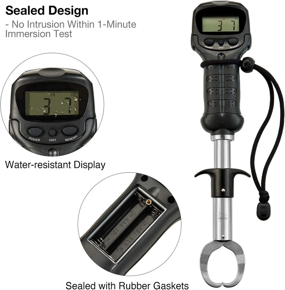 Memory Function Fishing Scale with Saltwater Resistance