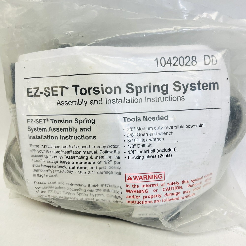 EZ-SET TORSION SPRING SYSTEM 1042028